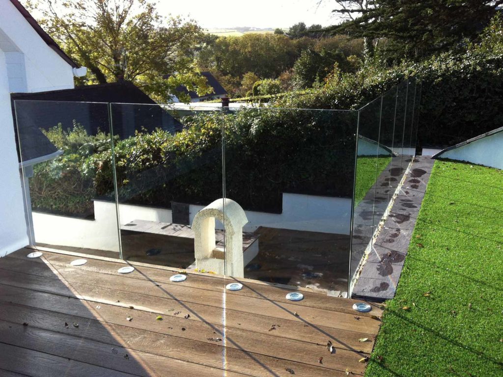Infinity Glass Balustrades North Wales pizza oven