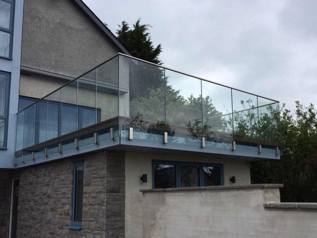 Infinity glass balustrades with new Blok fixing