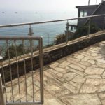 barbican steel gate with balustrade