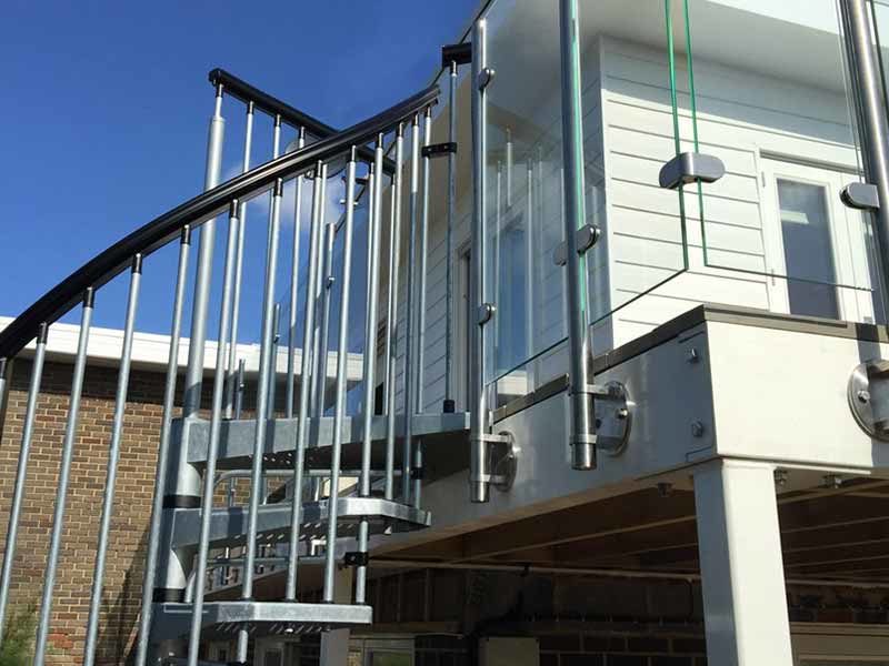 spiral staircase for balcony