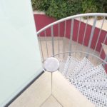 deluxe external spiral staircase