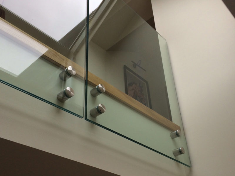 internal infinity glass balustrades